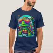 Colorfulurtleropical Sunset Beach family T-Shirt (Vorderseite)
