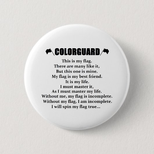 Colorguard Rhythmus-Knopf Button (Vorderseite)