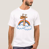 Colorida Jirafa. Jirafa. Arcoiris, arco iris T-Shirt (Vorderseite)