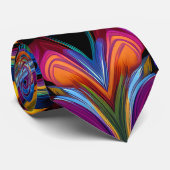 Colorido Kaleidoscope Mandala iPhone 14 Funda Krawatte (Gerollt)