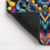 Colorido Kaleidoscope Mandala iPhone 14 Funda Mousepad (Ecke)