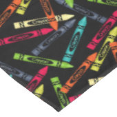 Coloring Crayons School Days Lehrergeschenke Tischdecke (Schrägansicht)