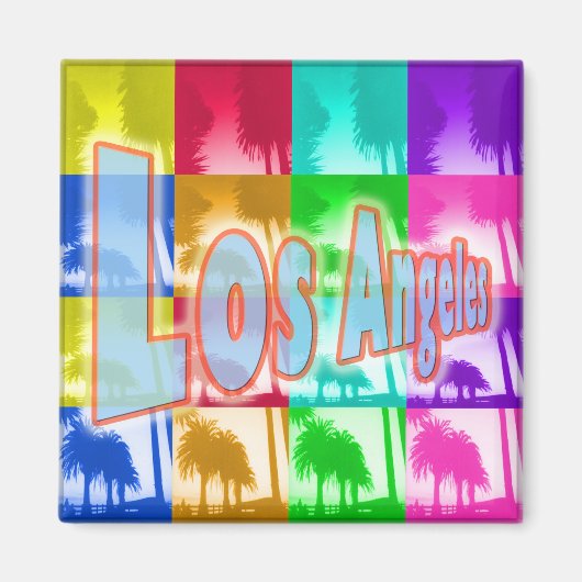 "Coloring Los Angeles 1" Magnet (Vorne)
