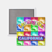 "Coloring Los Angeles 2" Magnet (Vorderseite/Rückseite)