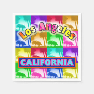 "Coloring Los Angeles 2" Paper Napkins Serviette
