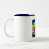 "Coloring Los Angeles 3" Cup Zweifarbige Tasse (Links)