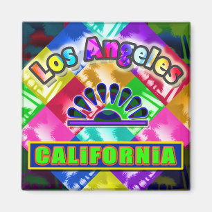 "Coloring Los Angeles 3" Magnet