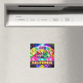 "Coloring Los Angeles 4" Magnet (In Situ (Geschirrspüler))