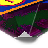 "Coloring Los Angeles 4" Poster (Ecke)