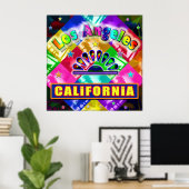 "Coloring Los Angeles 4" Poster (Heimbüro)