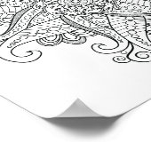 Coloring Mandala Poster (Ecke)