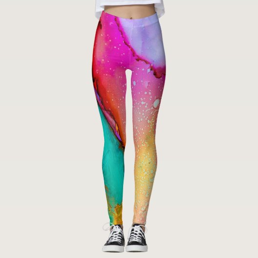 Coloring Mashup Leggings (Vorderseite)