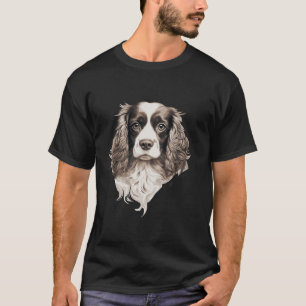 Coloring Spaniel Dog Welppies Spaniel Mama Fan Lov T-Shirt