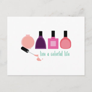 Colority Nail Polnisch Postkarte