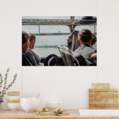 Colorized 1968 European Countryside Bus Ride Poster (Küche)