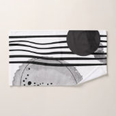 Colorless Abstract Watercolor Two Badhandtuch Set (Handtuch)