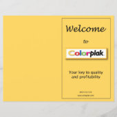 Colorplak-Preise Flyer (Vorne)