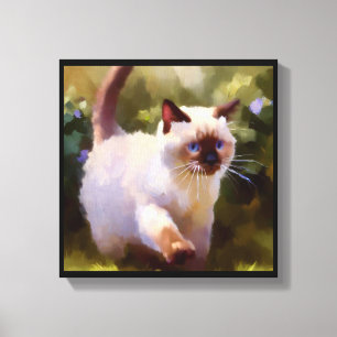 Colorpoint Kurzhaarkatze Leinwanddruck