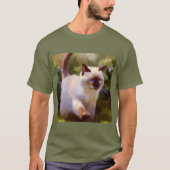 Colorpoint Kurzhaarkatze T-Shirt (Vorderseite)