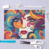 ColorPop Ladys ArtFace 20 Seidenpapier (Handwerk)