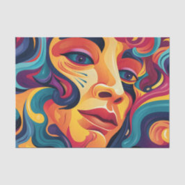 ColorPop Ladys ArtFace 6 Seidenpapier