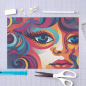 ColorPop Ladys ArtFace 7 Seidenpapier (Handwerk)