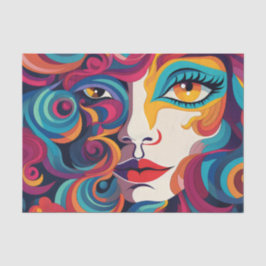 ColorPop Ladys ArtFace 9 Seidenpapier