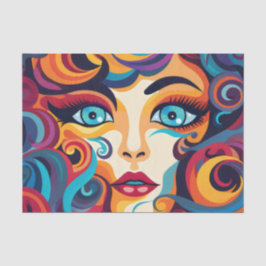 ColorPop Ladys ArtFace Seidenpapier