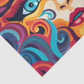 ColorPop Ladys ArtFace Seidenpapier (Ausschnitt)