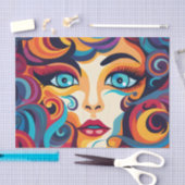 ColorPop Ladys ArtFace Seidenpapier (Handwerk)