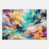 Colors and Gold Geschenkpapier Set (Vorderseite 3)