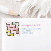 Colors Diagonal Zigzag Zickzack Muster (Insitu)