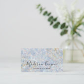 Colors Gemstone Opal Texture Business Card Visitenkarte (Stehend Vorderseite)