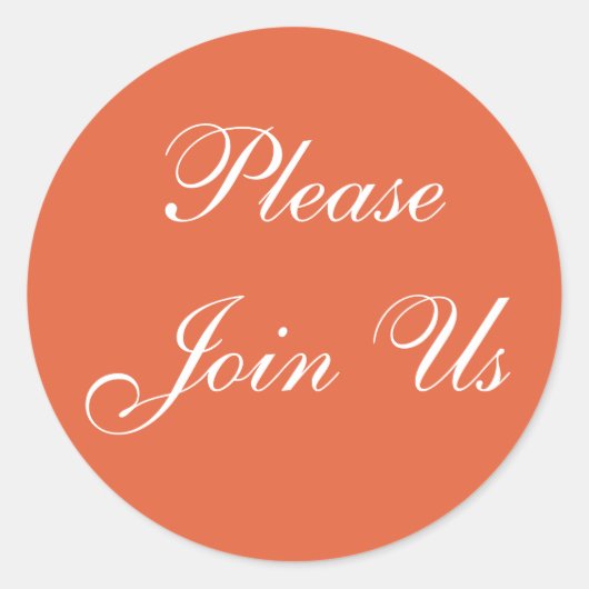 Colors Invites Koi Runder Aufkleber (Vorderseite)