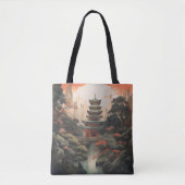 Colors Landscape Asian House Tasche (Vorderseite)