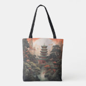 Colors Landscape Asian House Tasche (Rückseite)