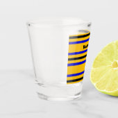Colors of Barbados Flag Schnapsglas (Links)