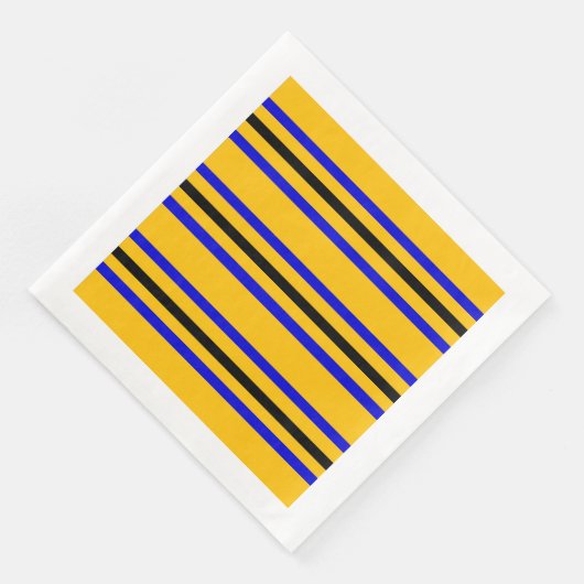 Colors of Barbados Flag Serviette (Ecke)