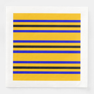 Colors of Barbados Flag Serviette
