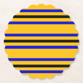 Colors of Barbados Flag Untersetzer (Vorderseite)