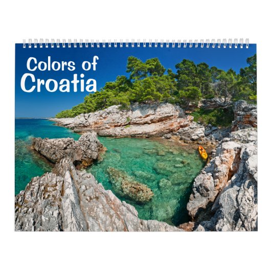 Colors of Croatia foto calendar Kalender (Titelbild)