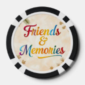 "Colors Of Friendship" Pokerchips (Rückseite)
