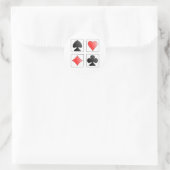 Colors-Ofen Runder Aufkleber (Tasche)