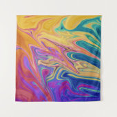 Colors River Abstrakt Painting | Best Fine Art Wandteppich (Vorderseite)