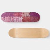 Colors Texture Puzzle Skateboard (Horizontal)