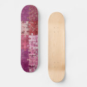 Colors Texture Puzzle Skateboard (Vorderseite)