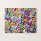 "Colorscape" Abstrakte Kunst Puzzle (Horizontal)