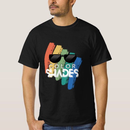 ColorShades - Retro-Logo für ästhetische Sonnenbri T-Shirt (Vorderseite)