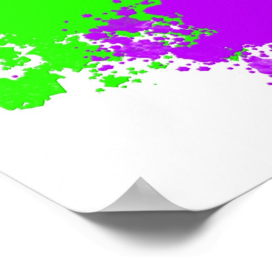 Colorsplash Breakdancer Poster (Ecke)