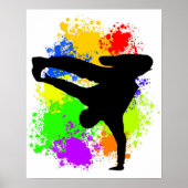 Colorsplash Breakdancer Poster (Vorne)